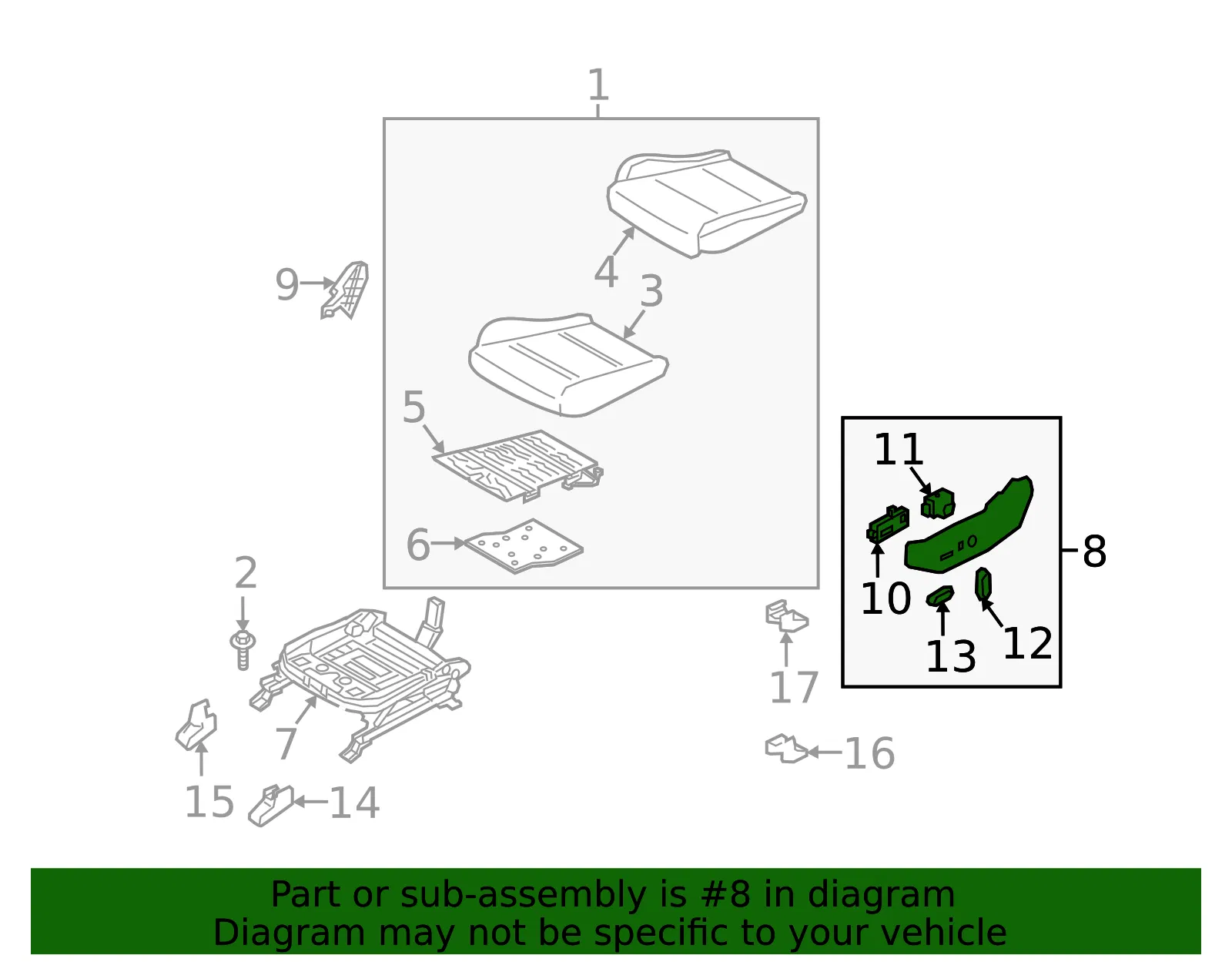Cushion Shield - Kia (88170-D9110WK) - view 2