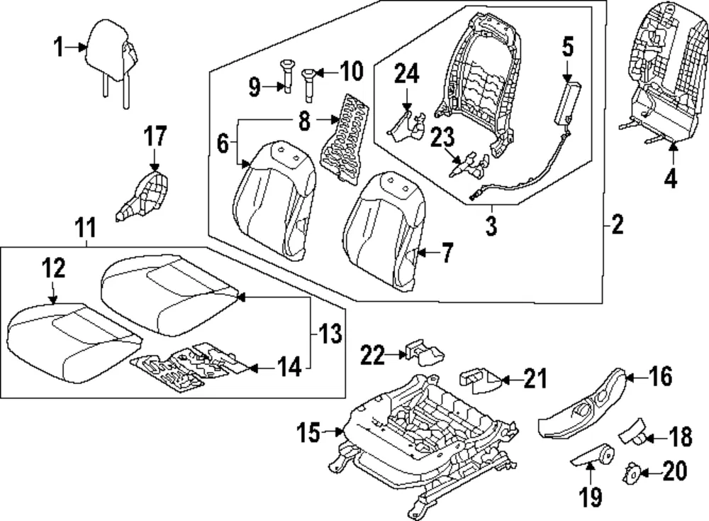 Seat Heater - Kia (88170-P1000)