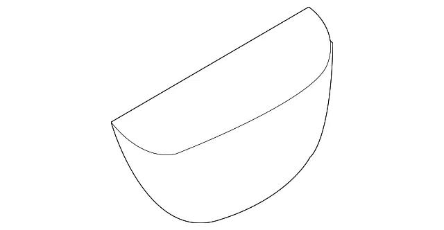 Recline Knob - Driver's Side (LH) - Kia (88174-3E001FC)