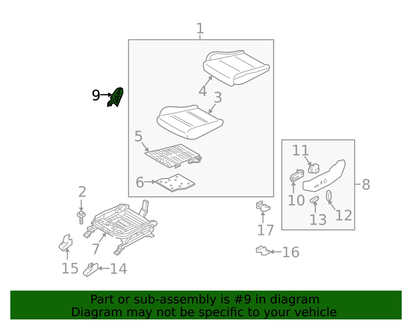 Cushion Shield - Kia (88175-D7000GBU) - view 2