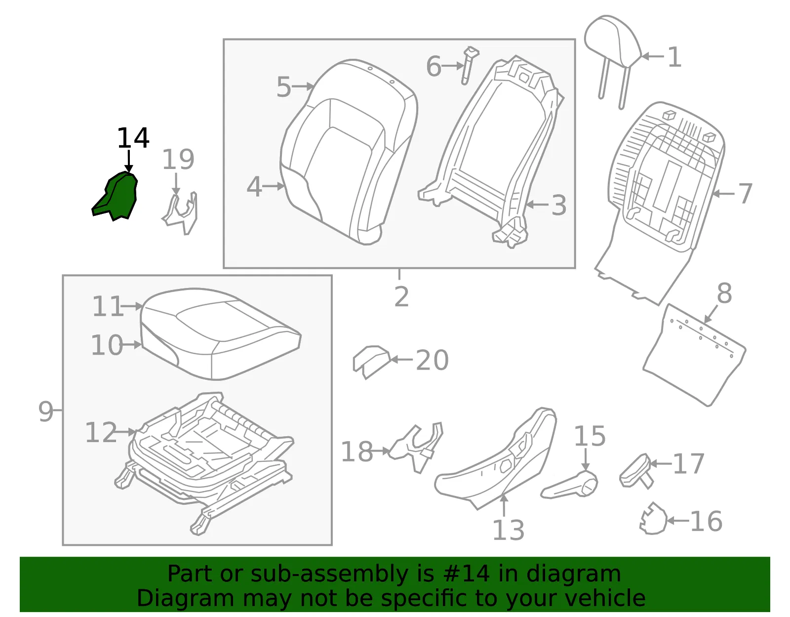 Cushion Shield - Kia (88180-3W000WK) - view 2
