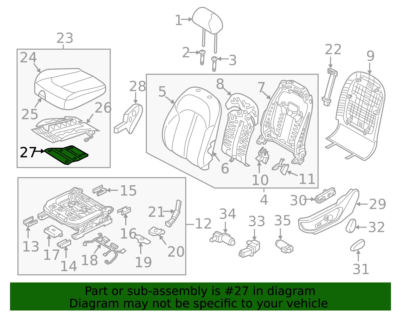 Air Outlet Vent - Kia (88191-D4010) - view 2
