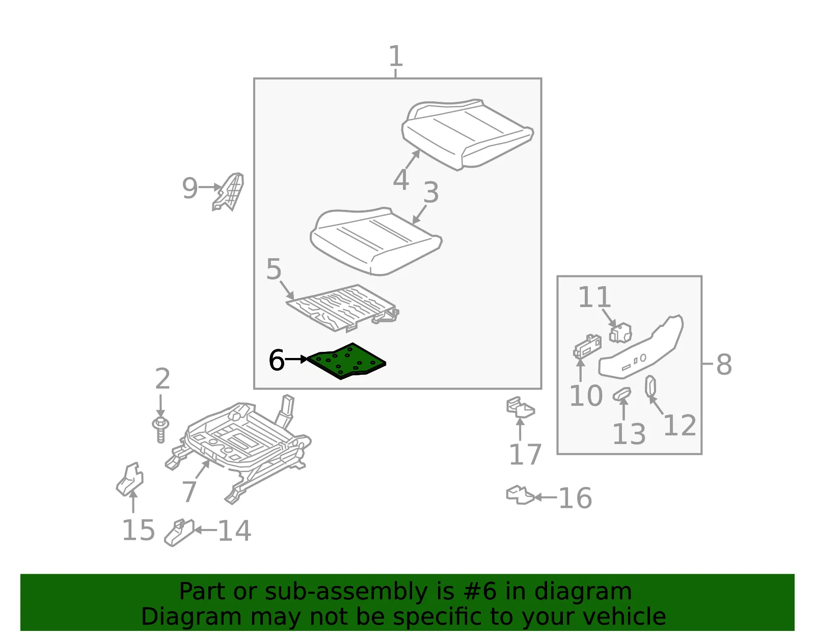 Vent Assembly - Kia (88193-D9000) - view 2