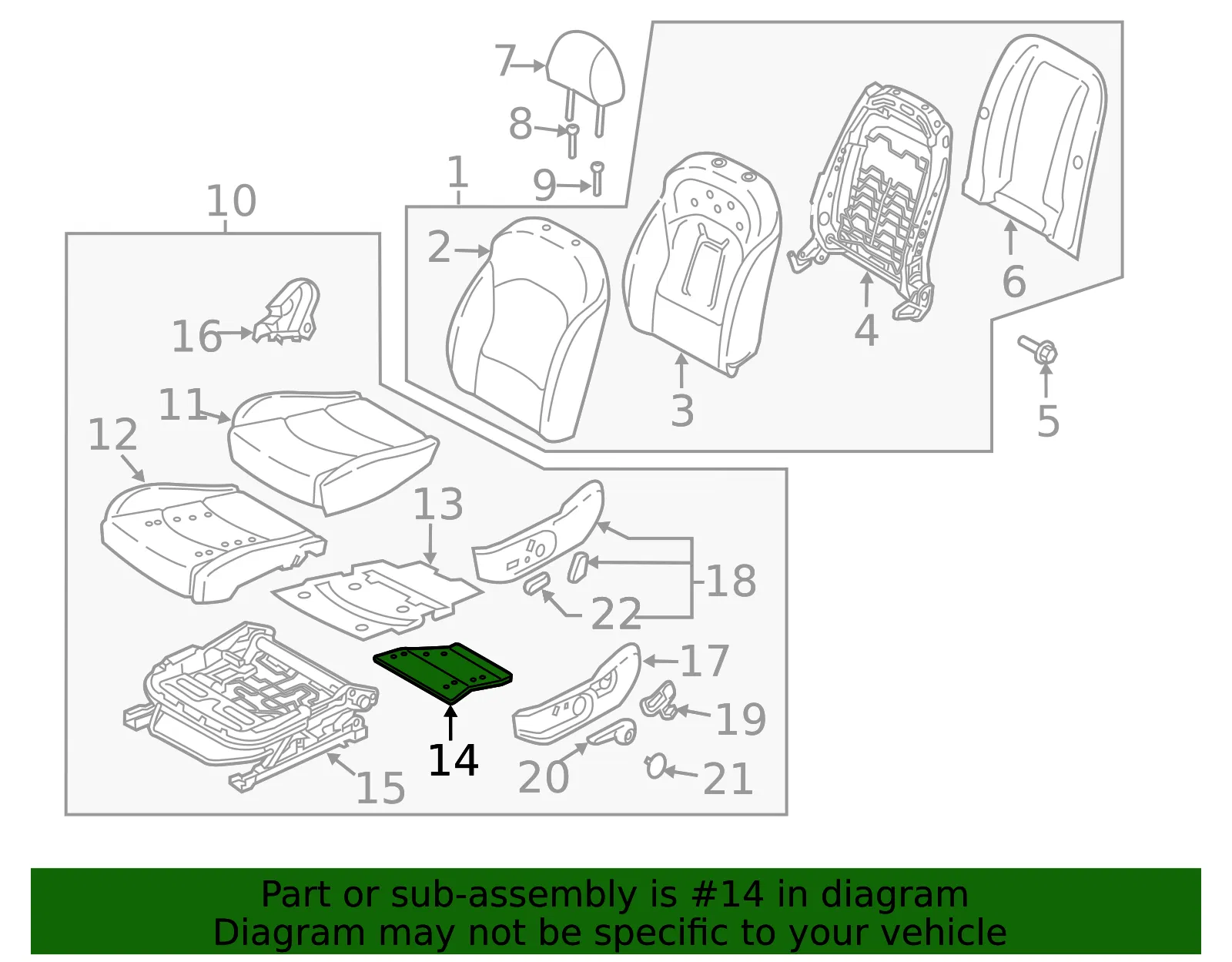 Vent Assembly - Kia (88195-M6000) - view 2