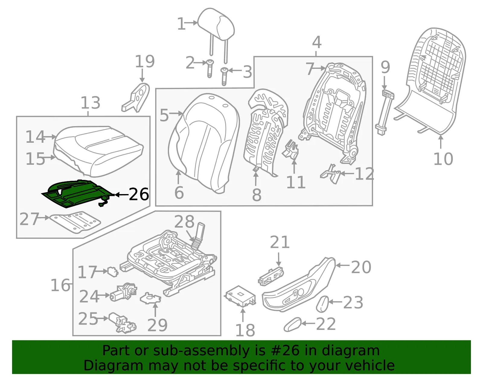 Seat Heater - Kia (88195D5010) - view 3