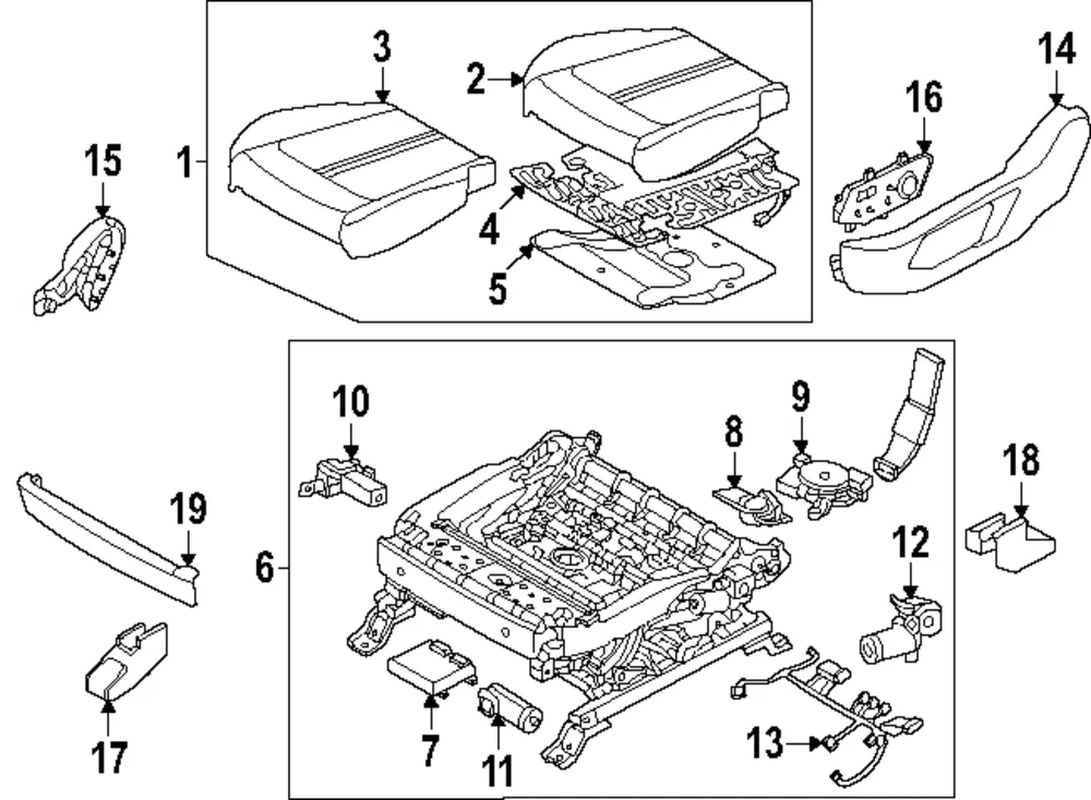 Climate Controlled Seat Duct - Kia (881P5-P2000)