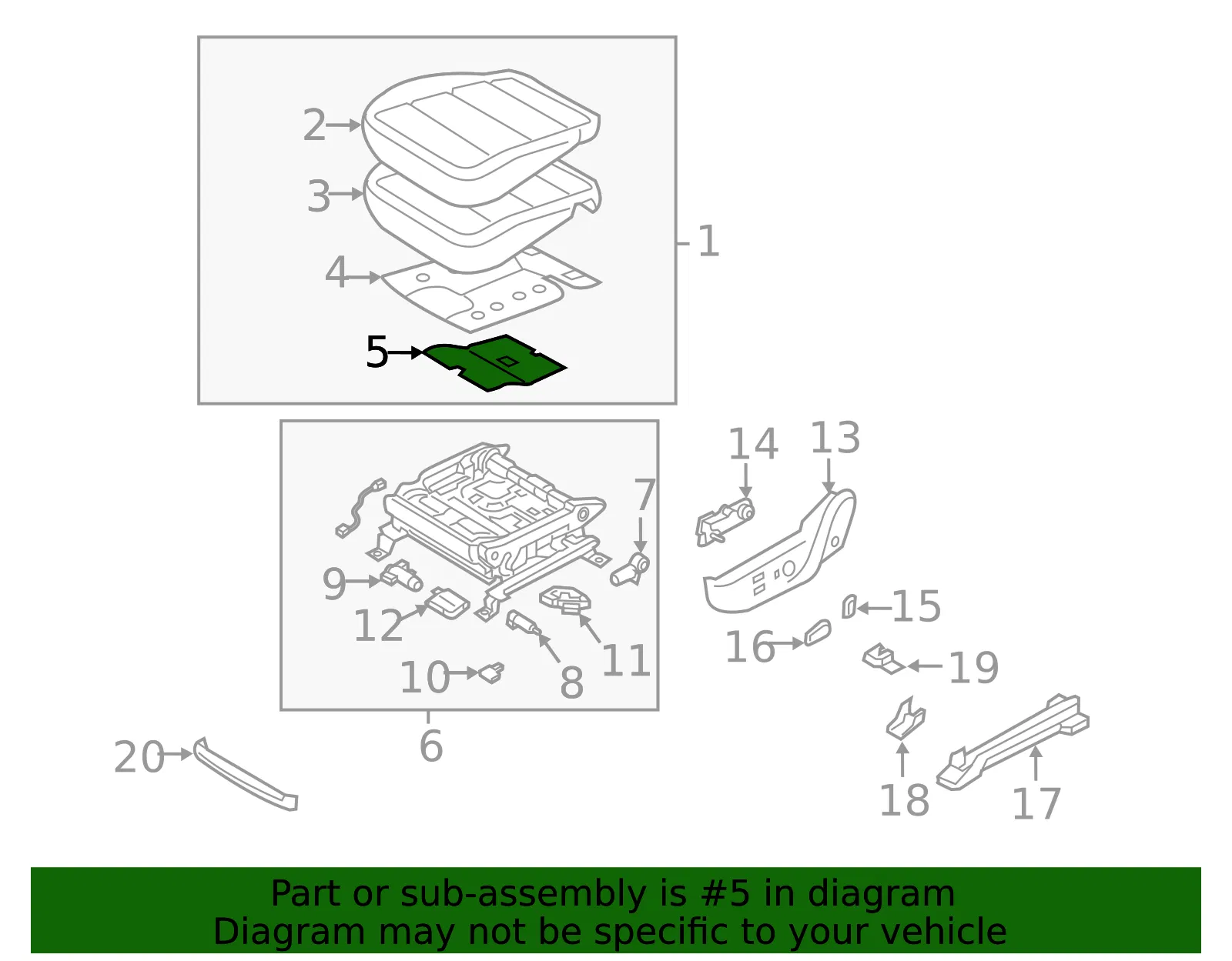 Vent - Driver's Side (LH) - Kia (881P5-S9000) - view 2