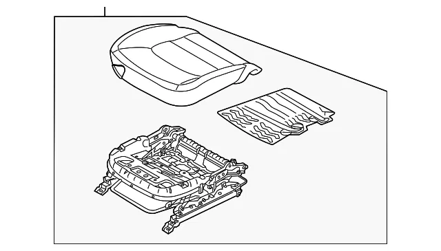 Cushion Assembly - Kia (88200-1W141BB2)