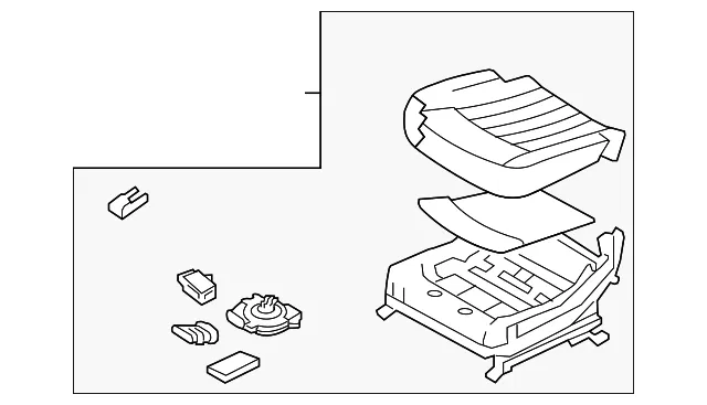 Cushion Assembly - Kia (88200-3TGA0KCC)