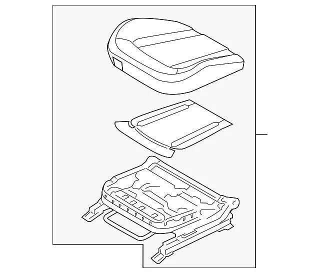 Cushion Assembly - Kia (88200-4C590AWC)