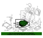 Seat Cushion - Kia (88200-4D312AGX) - view 4