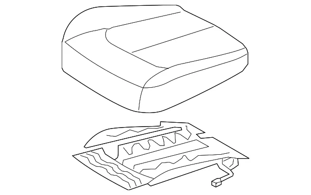 Cushion Assembly - Kia (88200-A8820HE4)
