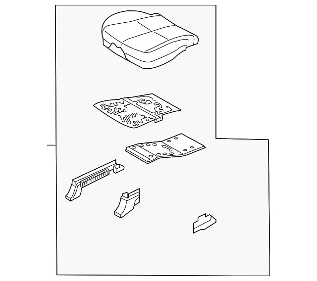 Seat Cushion - Kia (88200-A9590DLE)