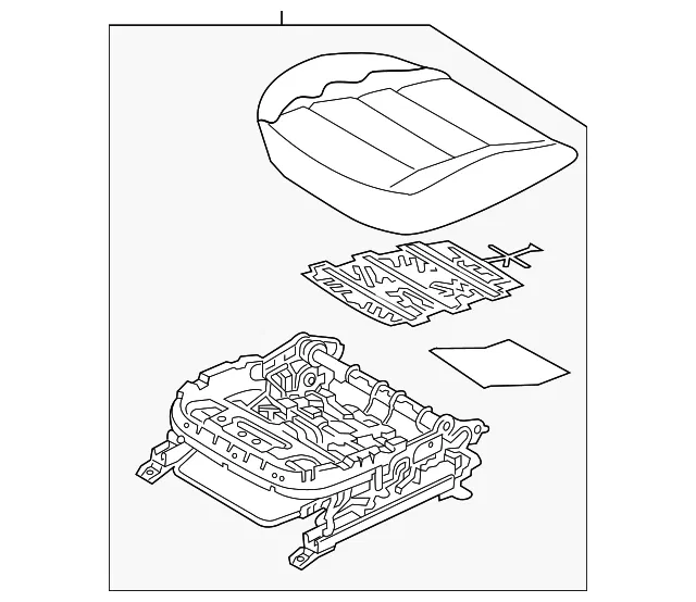 Cushion Assembly - Kia (88200-B0930KMU)