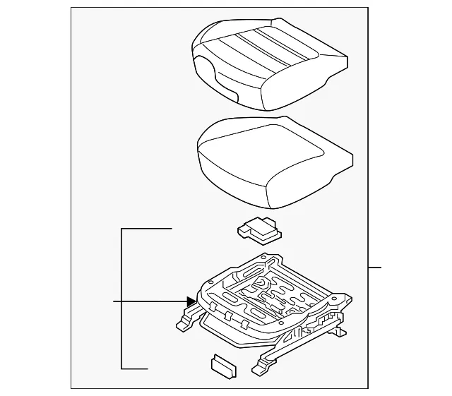 Cushion Assembly - Kia (88200-C6510C61)