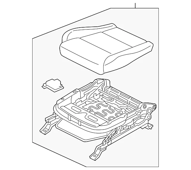 Cushion Assembly - Kia (88200-D92212AF)