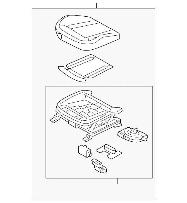Cushion Assembly - Kia (88203-2T330AN4)
