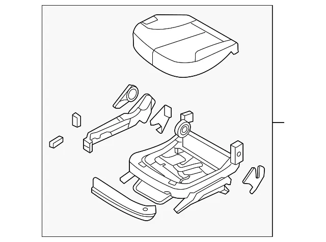 Cushion Assembly - Kia (88204-2G100814)