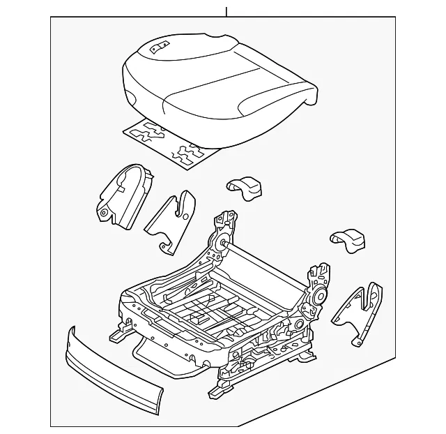 Cushion Assembly - Kia (88204-2GHD0AG5)