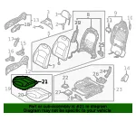 Cushion Cover - Kia (88260-AT040AUQ) - view 4