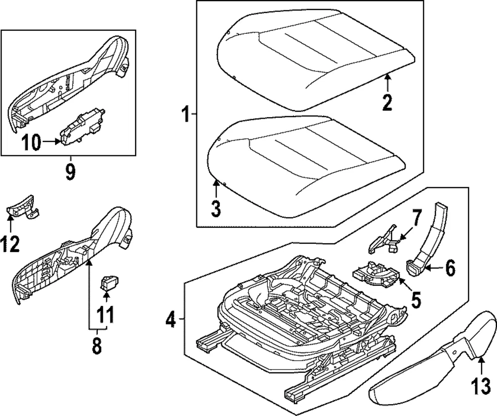 Cushion Cover - Kia (88260-XG000CYC)