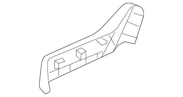 Seat Trim Panel - Kia (88270-4UAB0VA)