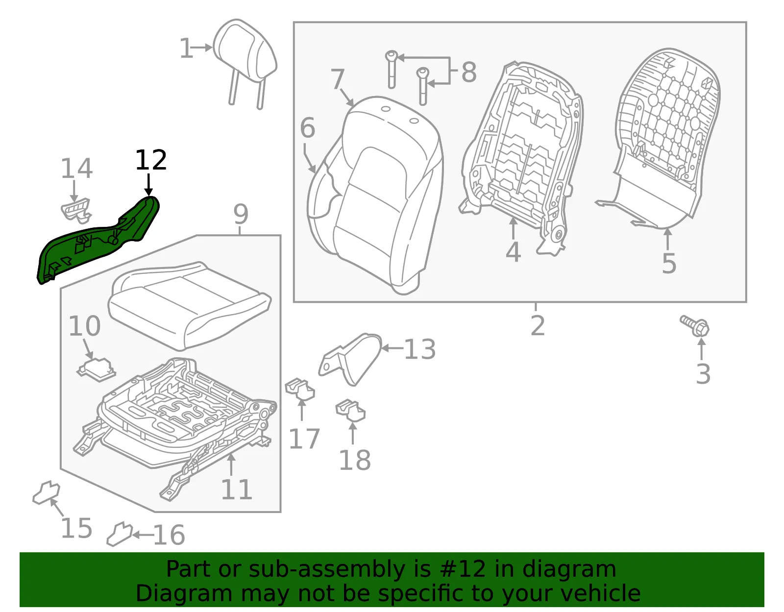 Cushion Shield - Kia (88270-D9000BGJ) - view 2
