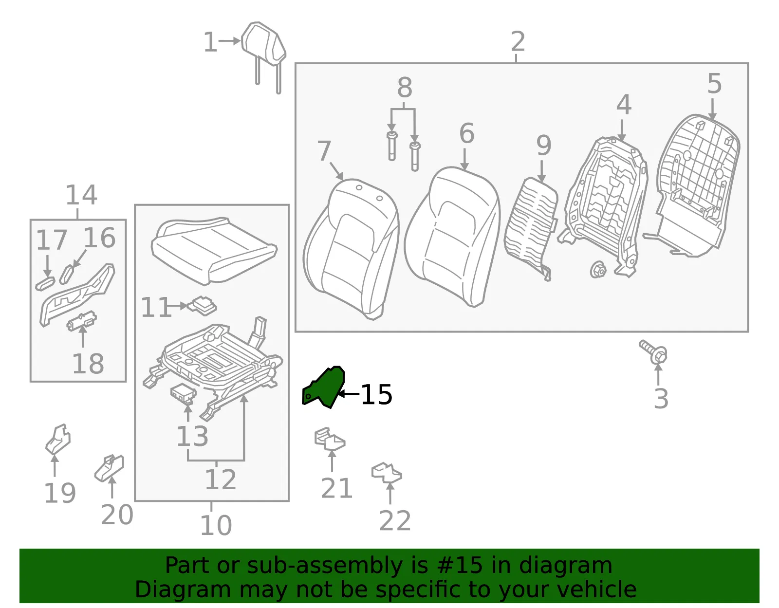 Cushion Shield - Kia (88275-D7000WK) - view 2