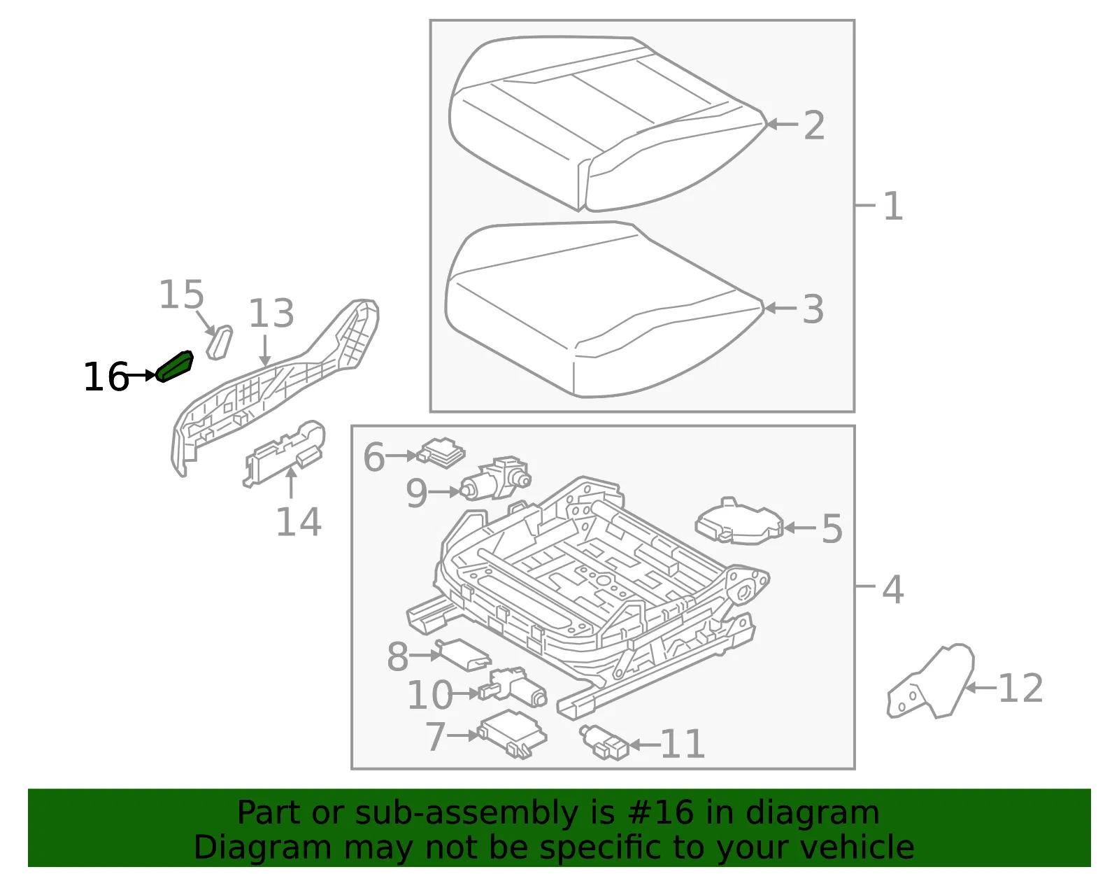 Knob - Kia (88297-J5500) - view 2