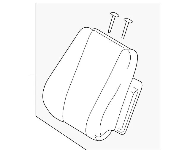 Seat Back Assembly - Kia (88300-1F4011GE)