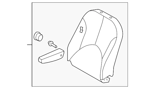 Seat Back Assembly - Kia (88300-1G851AGJ)