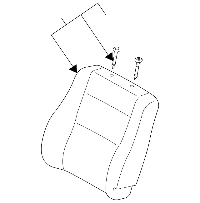 Seat Back Assembly - Driver's Side (LH) - Kia (88300-3E000FC4)