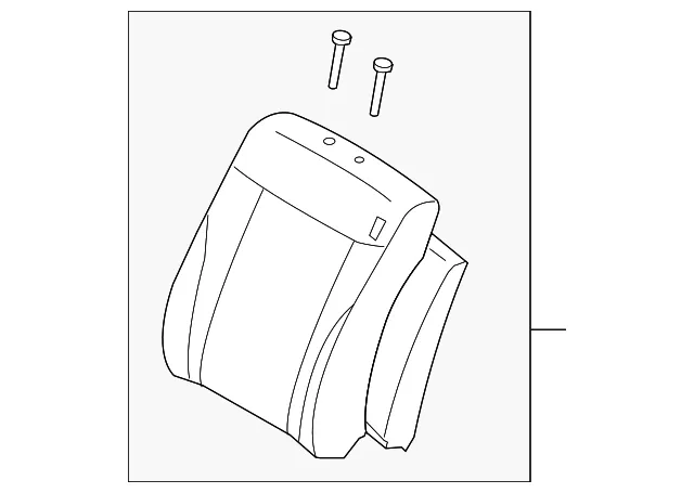Seat Back Assembly - Kia (88300-3F341NF2)