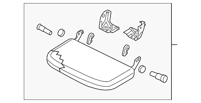 Cushion Assembly - Passenger Side (RH) - Nissan (88300-9AL2B)