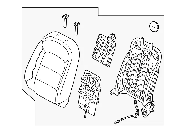 Seat Back Assembly - Kia (88300-A7681KKE)