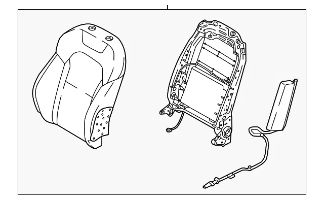 Seat Back Assembly - Kia (88300-J5710CKS)