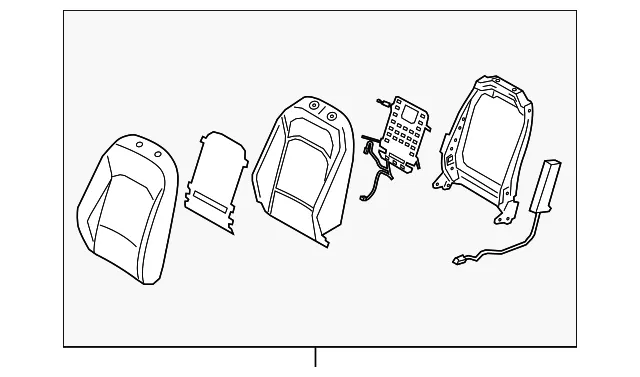 Seat Back Assembly - Kia (88300-K0420SQ8)