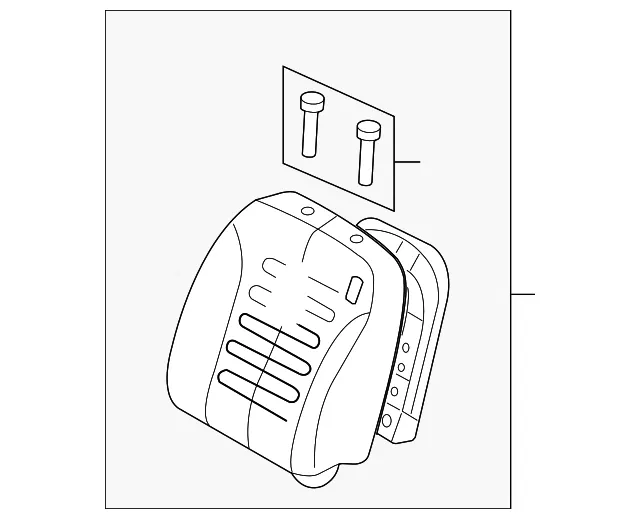 Seat Back Assembly - Kia (88305-2G000809)
