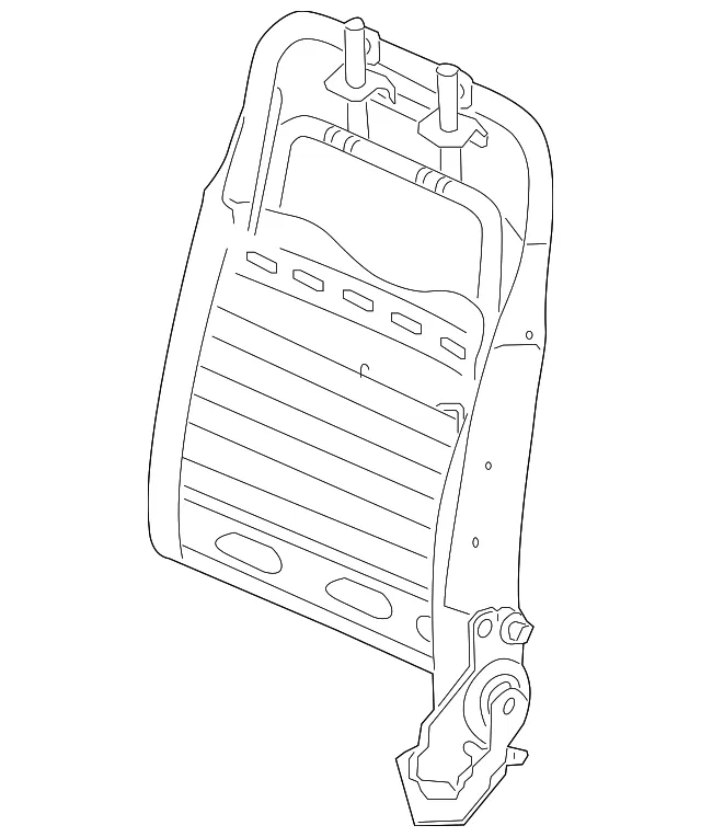 Seat Back Frame - Driver's Side (LH) - Kia (88310-1M500)
