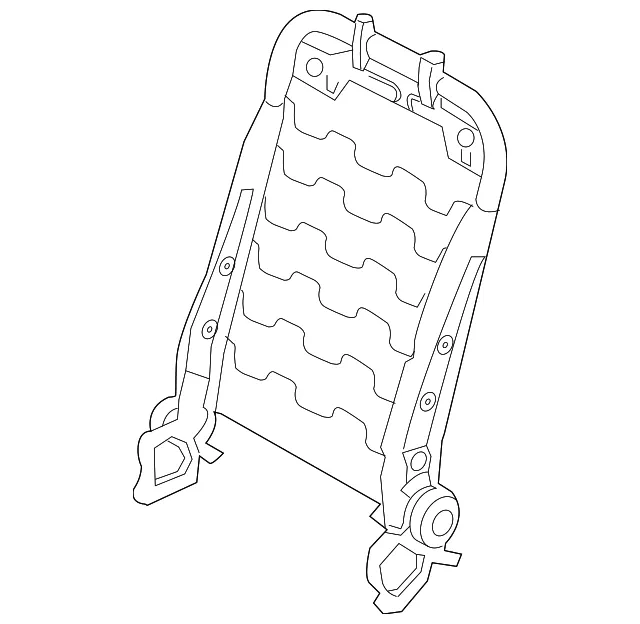 Seat Back Frame - Kia (88310-1W010)