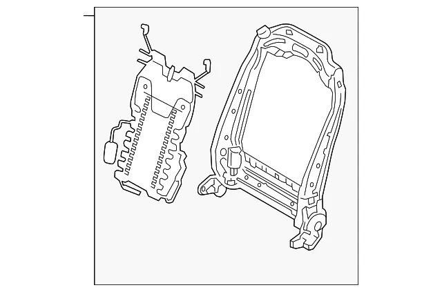 Seat Back Frame - Kia (88310-A9530)