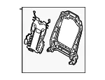 Seat Back Frame - Kia (88310-A9530) - view 3