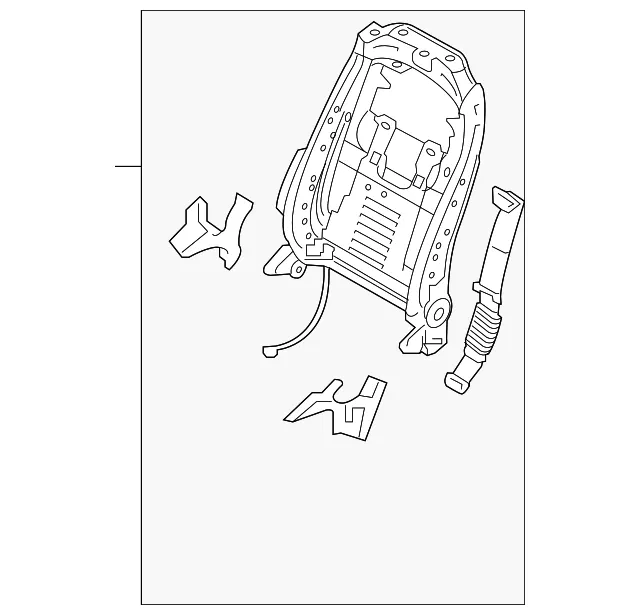 Seat Back Frame - Kia (88310-C6420)