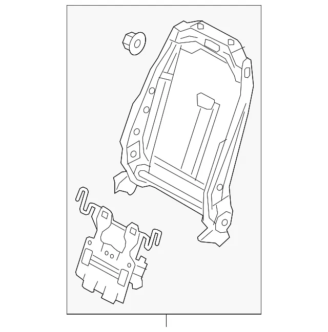 Seat Frame - Kia (88310-D9630BGJ)