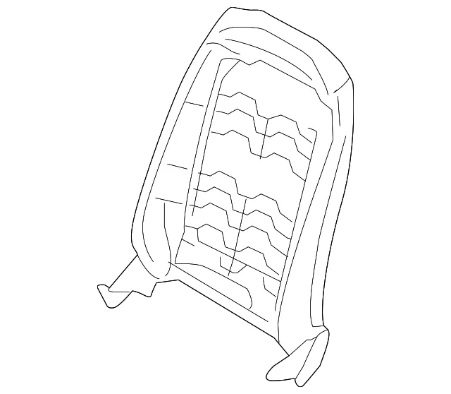 Seat Back Frame - Driver's Side (LH) - Kia (88310-G5170)