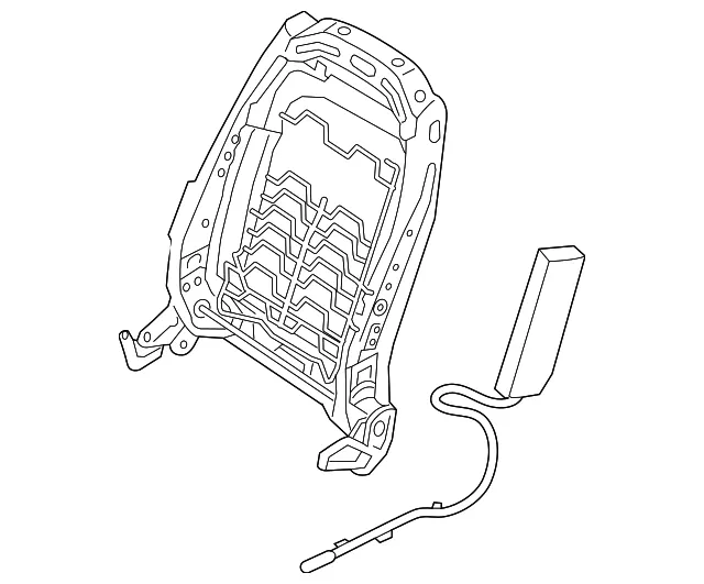 Seat Back Frame - Kia (88310-H9021)