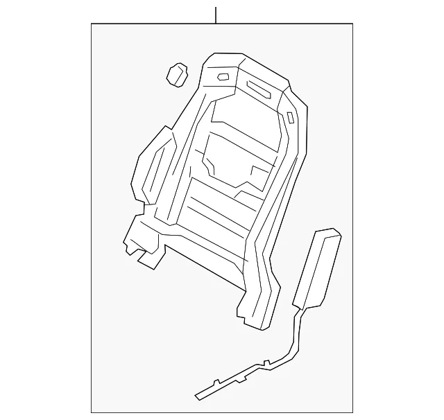 Seat Back Frame - Kia (88310-J6010)