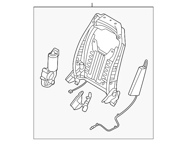 Seat Back Frame - Kia (88310-L3020)