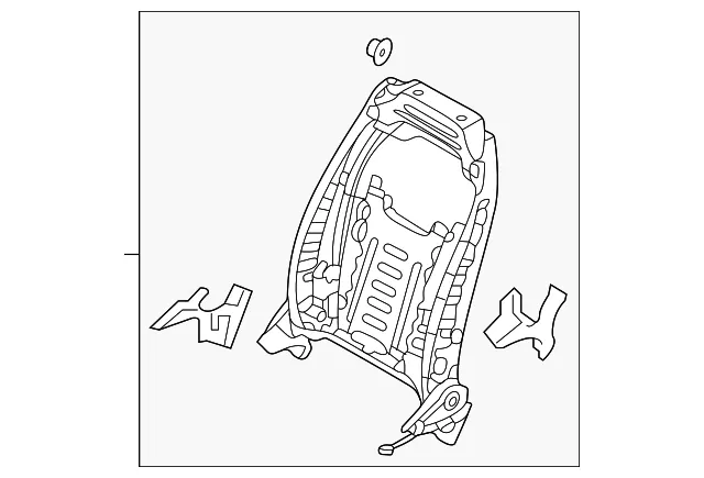 Seat Back Frame - Kia (88310-P4AC0)