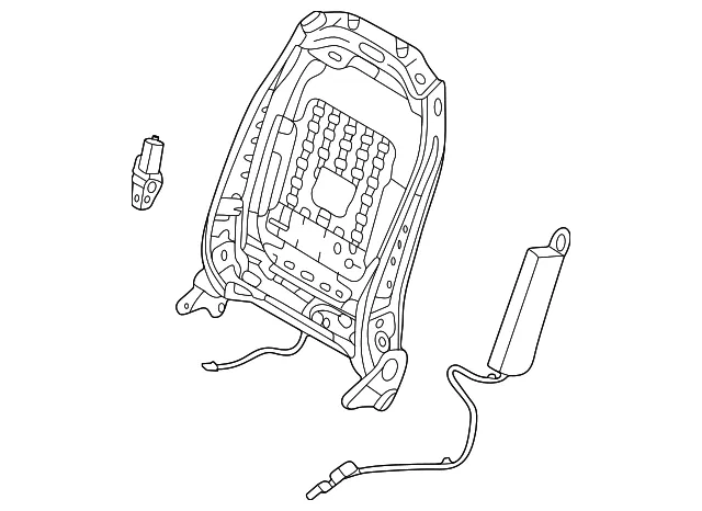 Seat Back Frame - Kia (88310-Q5040)